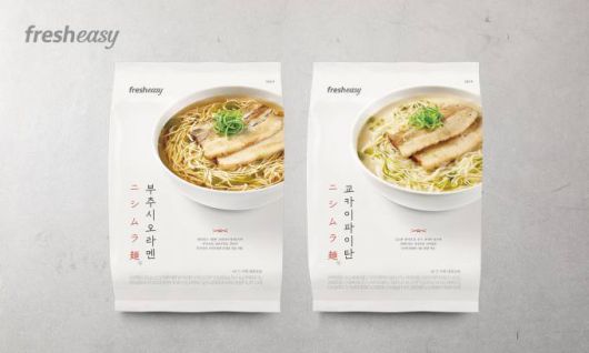 니시무라멘 협업 밀키트 2종. 프레시지