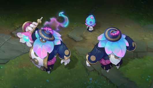 라이엇게임즈 ‘리그오브레전드(롤·LOL)’ 2025 시즌2 바드 영혼의 꽃 스킨. 라이엇게임즈 제공