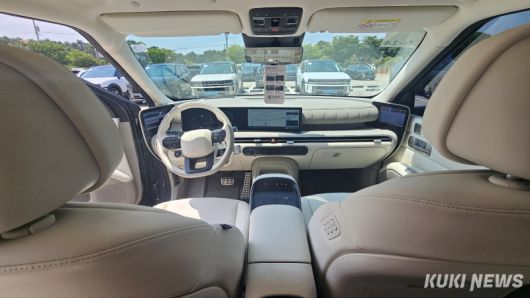 ‘디 올 뉴 넥쏘’ 실내. 조은비 기자