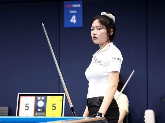 한지은(에스와이)이 최연주를 제압하고 32강에 올랐다. PBA 제공