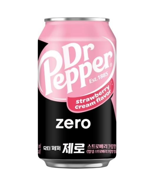 닥터페퍼 제로 스트로베리크림향. 코카-콜라사 제공