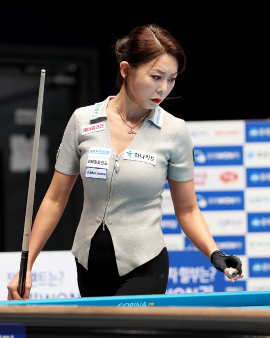 9연속 우승에 도전하는 ‘당구 여제’ 김가영(하나카드)이 32강에 올랐다. PBA 제공