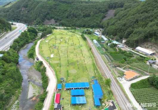 강원 삼척시 도계파크골프장.