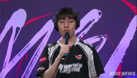 5일 오전 9시(한국시간) 캐나다 밴쿠버 퍼시픽 콜리세움에서 열린 ‘2025 미드 시즌 인비테이셔널(MSI)’ 브래킷 스테이지 2라운드 젠지와 경기가 끝난 뒤, 이승용이 쿠키뉴스와 화상 인터뷰에 임하고 있다. 김영건 기자