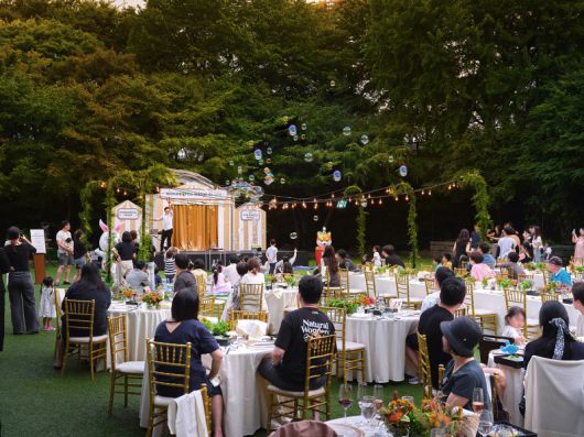 서울신라호텔에서 진행된 영빈관 마술쇼. 서울신라호텔 제공