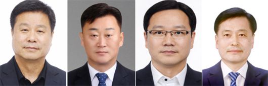 왼쪽부터 서기관으로 승진한 김경곤, 김전호, 문세경, 오병환.