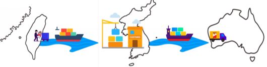 밀수 담배 환적. 관세청