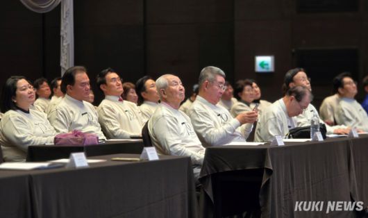 극동방송 창사 70주년 발대식에 참석한 김장환 극동방송 이사장. 사진=명정삼 기자