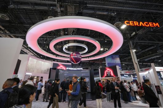 세라젬 CES 2026 AI 웰니스 홈 전시. 세라젬 제공