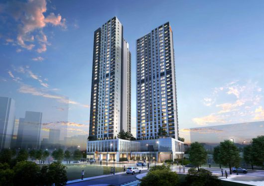 e편한세상 번영로 리더스포레 단지 투시도. DL이앤씨 제공