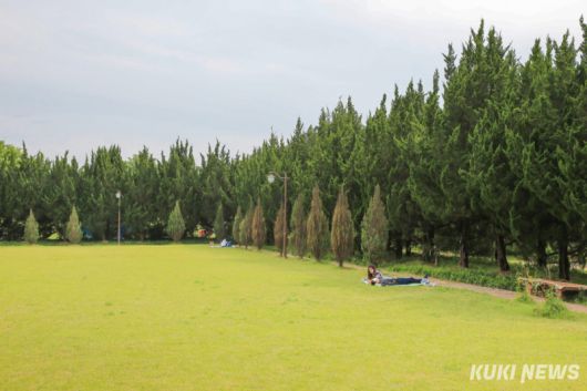 강릉시는 기록적인 폭염과 해안 침식 등 기후 위기에 대응해 올해 도시 열섬화 완화와 녹지환경 개선을 목표로 하는 기후 대응형 공원·녹지 힐링공간 조성에 박차를 가한다. 주문진 향호 정원 조성사업 매향정원 조성예시. 강릉시 제공