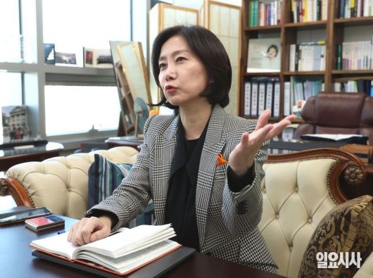 허은아 전 개혁신당 대표가 <일요시사>와 인터뷰를 갖고 있다. ⓒ문경덕 기자