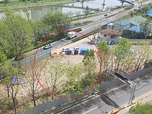 서울시 동대문구 휘경동 수직구 공사 위치 ⓒ휘경동센트레빌 아파트 입주민