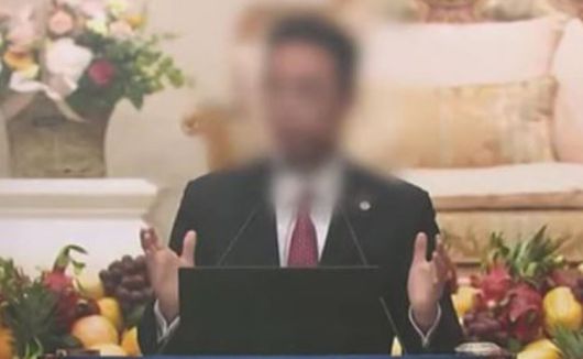 통일교 전 세계본부장 윤모씨 ⓒ유튜브