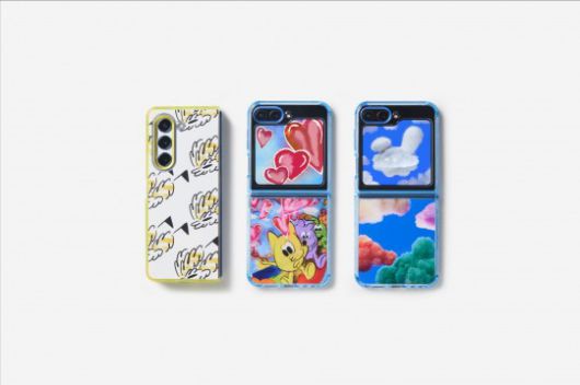 삼성전자가 갤럭시Z 플립5·폴드5 공식 출시와 함께 '엑스포 케이스' 2종과, 국내 유망 신진 작가 3인의 작품이 담긴 '아티스트 콜라보 케이스' 2종 등 특별한 케이스를 선보였다./사진제공=삼성전자