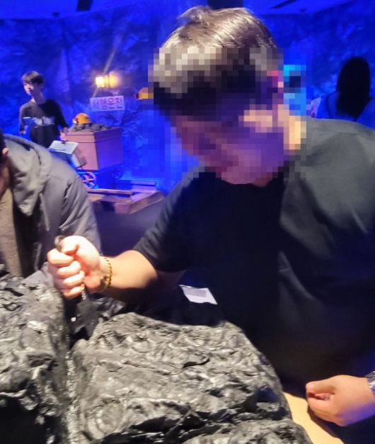 석탄 채광 체험./사진=주현태 기자