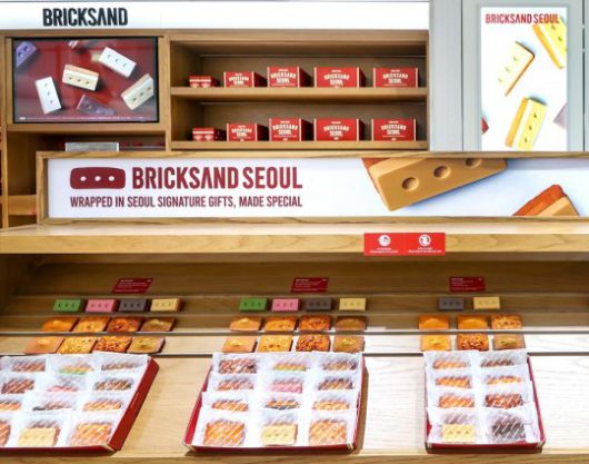 신세계면세점에 단독입점한 브릭샌드. /사진제공=신세계면세점