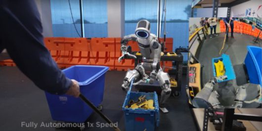 A demonstration video of the humanoid 'Atlas' recently released by Boston Dynamics. / Photo=Hyundai Motor Group