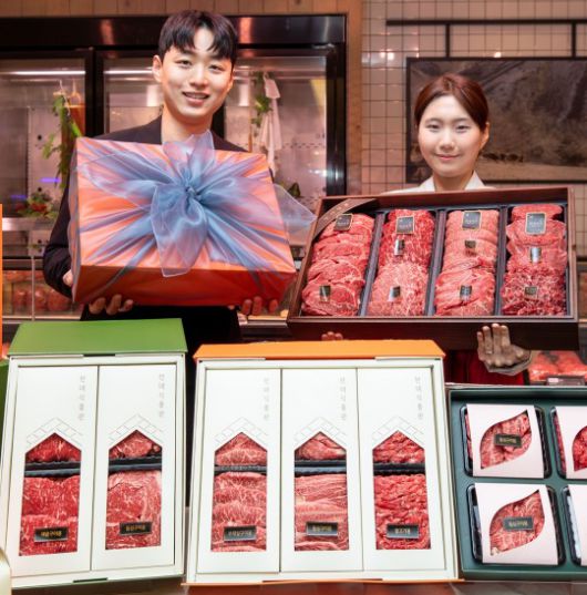 현대백화점이 선보이는 한우 선물세트. /사진제공=현대백화점