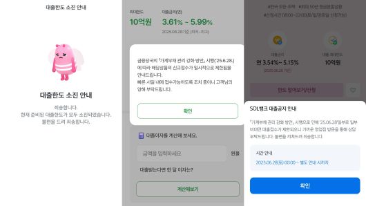 [시중은행 애플리케이션 캡처]