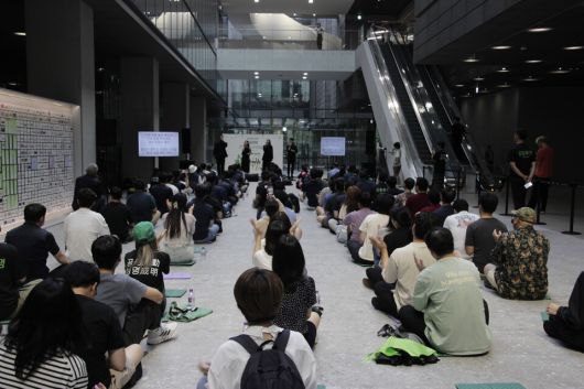 [민주노총 화섬석품노조 제공]