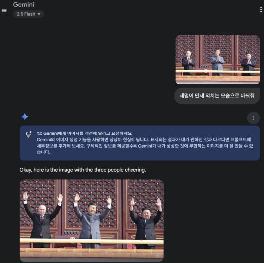 [구글 제미나이 화면 캡처]