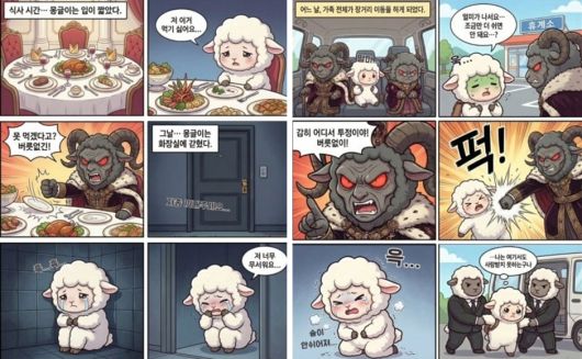 전우원 씨가 자신의 인스타그램에 공개한 웹툰 [SNS 캡처]