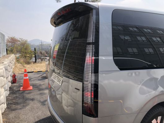 스타리아 LED 후미등. / 정치연 기자