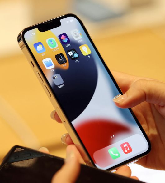 아이폰13(참고사진) 사진=박지호 기자