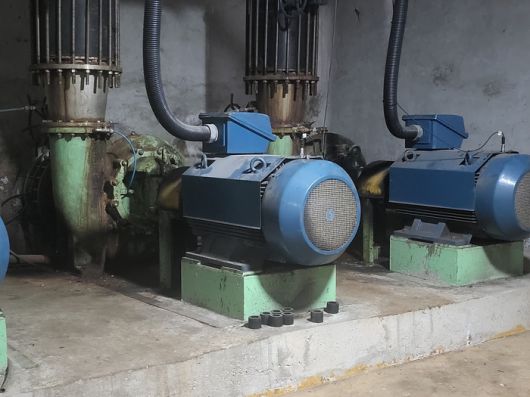 메티스정보의 AI 알고리즘으로 관리되는 양식장 펌프