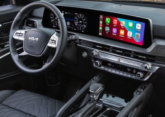 기아 텔루라이드 1세대 모델 실내.