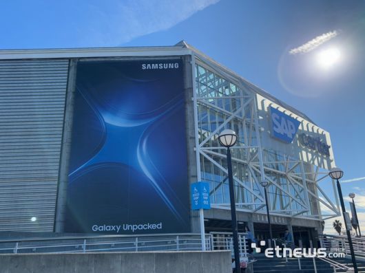 21일 (현지시간) 오후 1시 미국 캘리포니아주 새너제이(San Jose) SAP 센터 전경.