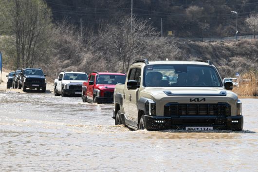 도강하는 타스만 모습