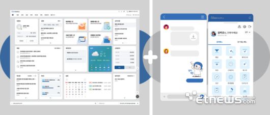 kt cloud BizOffice(비즈오피스) 사용 화면.