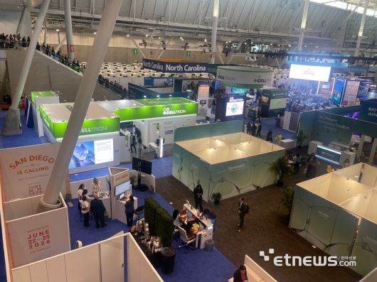 '2025 바이오 인터내셔널 컨벤션(바이오 USA)' 내 셀트리온 부스 전경