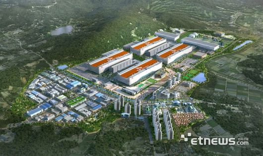 용인시 반도체클러스터 조감도.