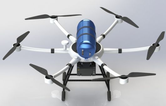 하이리움산업의 헥사드론 'HyliumX-H'.