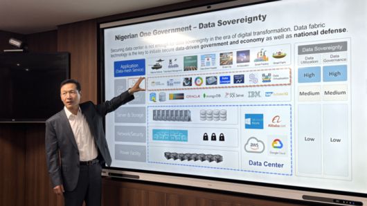 이영상 데이터스트림즈 대표가 한-나이지리아 디지털경제 대담회에서 발표했다.