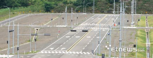 KIAPI의 자율주행시험로 모습