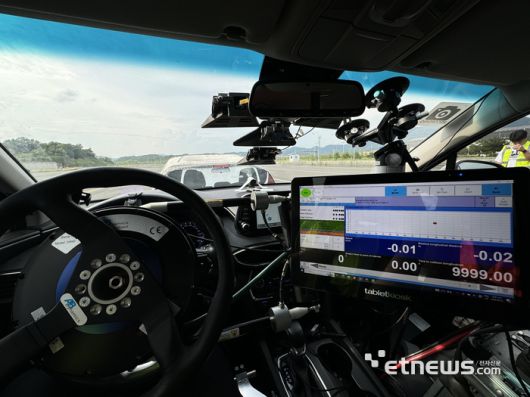 KIAPI의 ADAS 테스트 장면