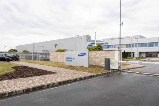 삼성SDI 헝가리 법인 전경
