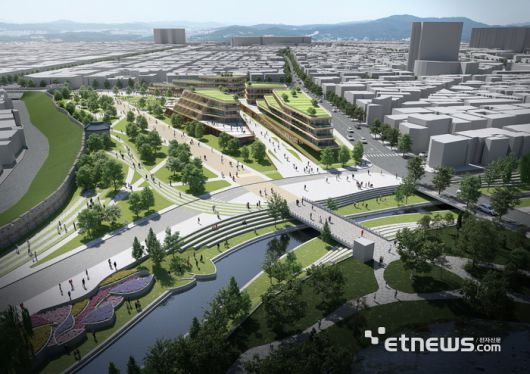 '수원 영화 문화관광지구' 조감도.