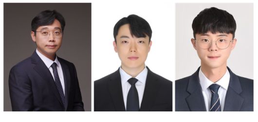 사진 왼쪽부터 이강택 교수, 유형민 박사과정생, 장승수 박사과정생.