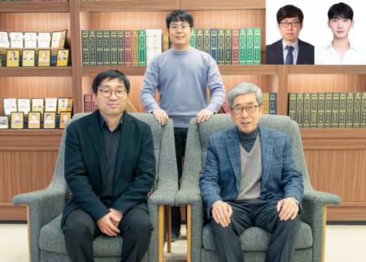 박찬호 교수, 정현승 박사, 문승현 초빙석학교수, 김재훈 포스코 홀딩스 박사, 이승태 GIST 석사과정생(왼쪽부터).