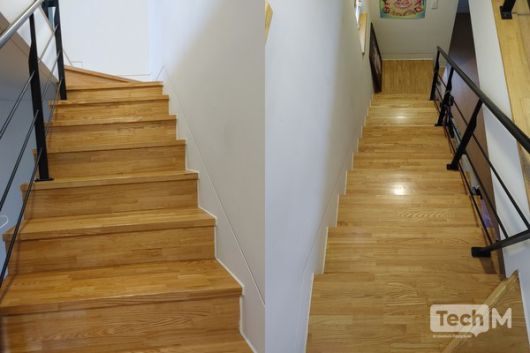 저희 집 계단입니다. 이런 계단으로 4층까지 오가야 합니다. 와이파이 신호도 가기가 쉽지 않겠죠. /사진=허준 기자