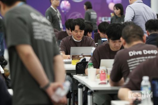 18일 오후 서울 강남구 센터필드 이스트 빌딩 18층에서 'AWS 게임데이 2025' 행사가 열리고 있다. /사진=임경호 기자