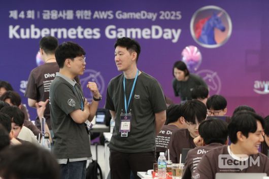 18일 오후 서울 강남구 센터필드 이스트 빌딩 18층에서 'AWS 게임데이 2025' 행사가 열리고 있다. /사진=임경호 기자