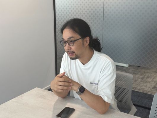 황선영 넥스페이스 대표가 테크M과 인터뷰를 통해 '메이플스토리N'과 가상자산 'NXPC'의 비전에 대해 설명하고 있다. / 사진=넥스페이스 제공