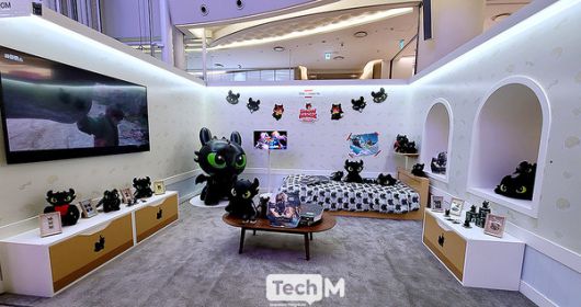 롯데월드몰에 마련된 넥슨 '던파' 팝업스토어. /사진=이소라 기자