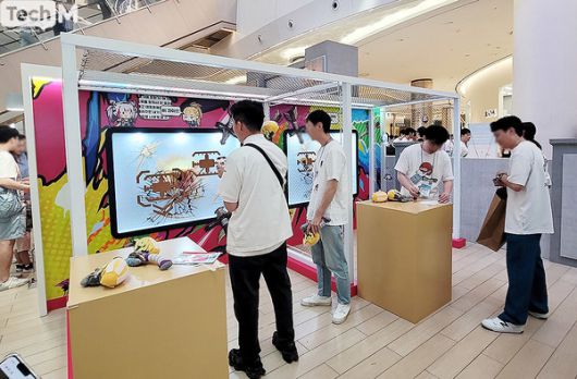 롯데월드몰에 마련된 넥슨 '던파' 팝업스토어. /사진=이소라 기자